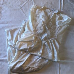 Vintage Adonna PJ set cream size M
